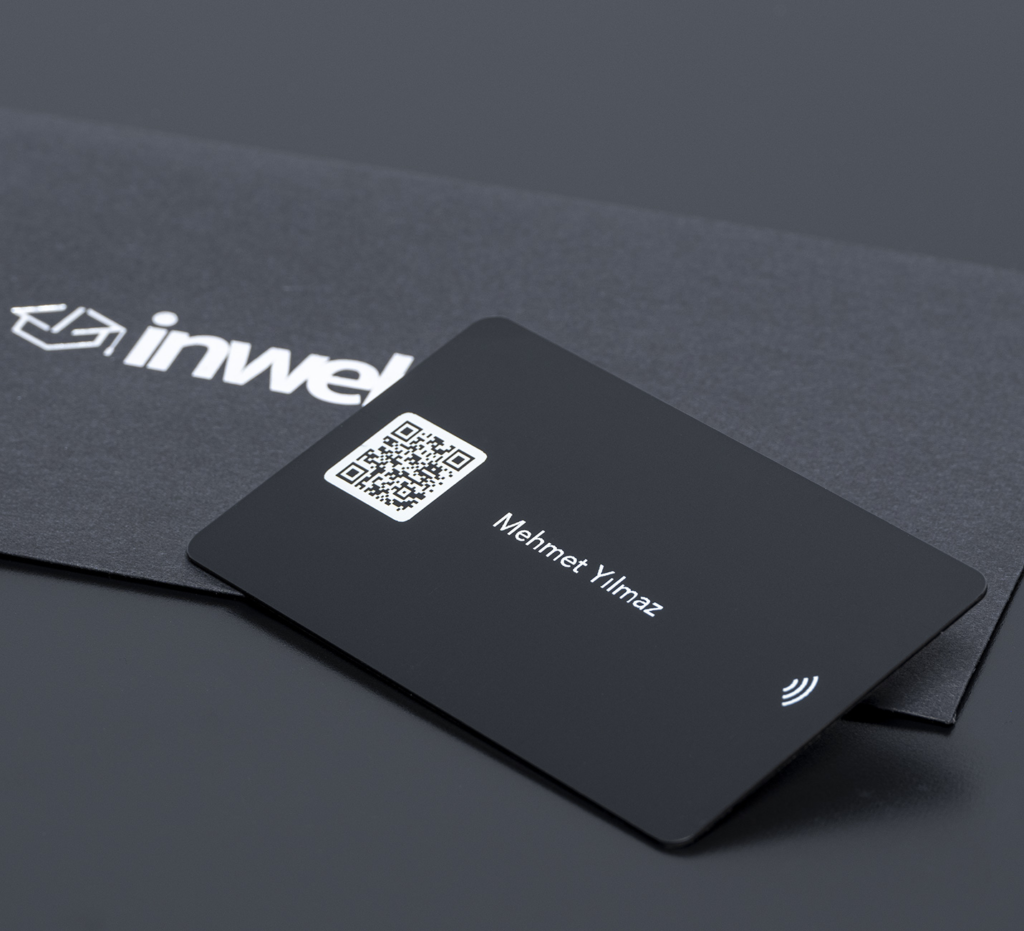 NFC kartvizit telefon ile okutulurken